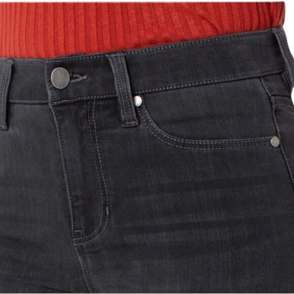 Liverpool High rise ankle skinny petite jeans size 10P / 30 NWT meteorite black - Picture 3 of 13